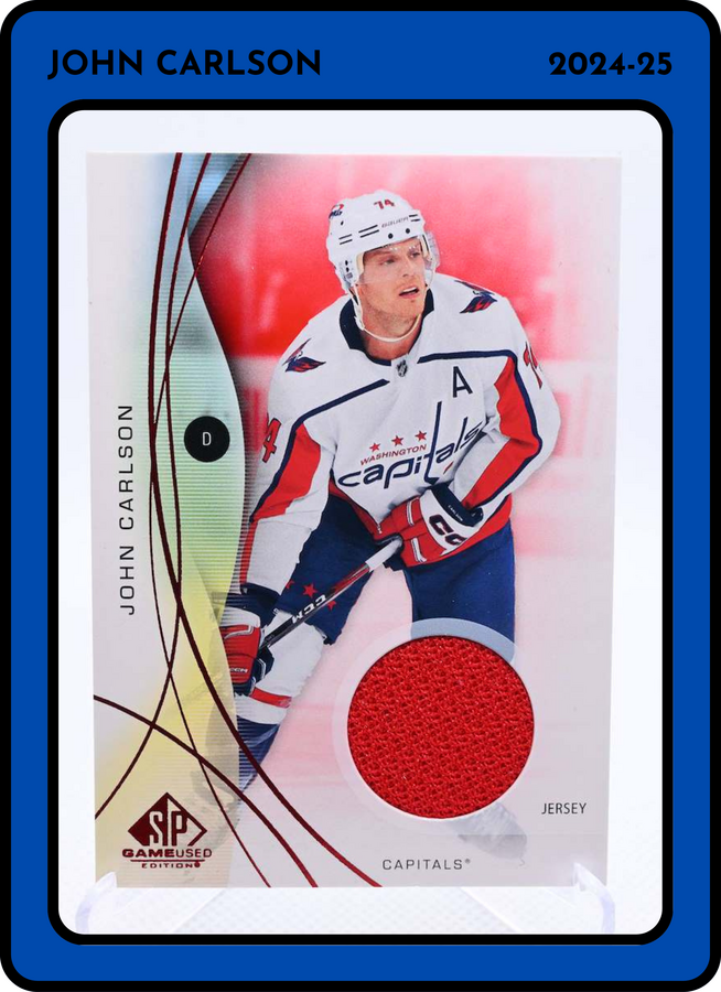 2024-25 Upper Deck SP Game Used John Carlson #51 Jersey Memorabilia 2024-25 Upper Deck SP Game Used John Carlson #51 Jersey Memorabilia