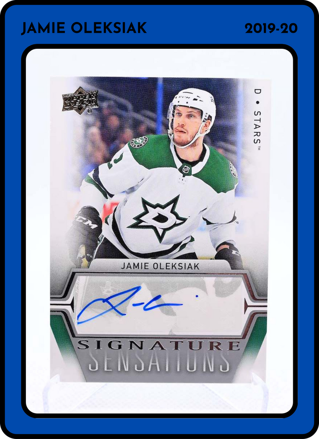 2019-20 Upper Deck Signature Sensations Jamie Oleksiak #SS-JO Auto