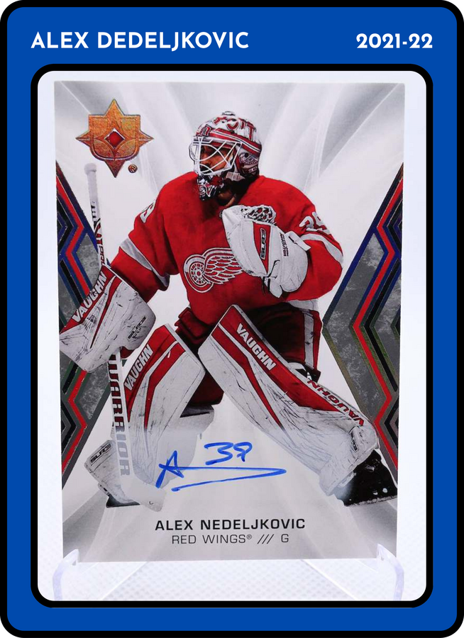 2021-22 Upper Deck Ultimate Collection Alex Nedeljkovic #33 Auto