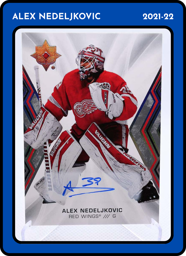2021-22 Upper Deck Ultimate Collection Alex Nedeljkovic #33 Auto 2021-22 Upper Deck Ultimate Collection Alex Nedeljkovic #33 Auto