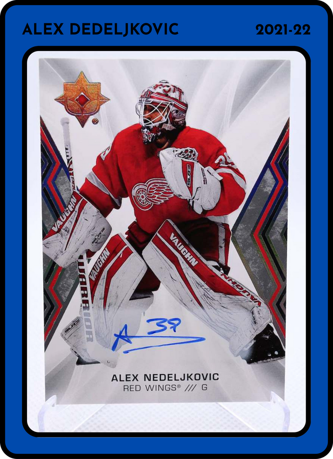 2021-22 Upper Deck Ultimate Collection Alex Nedeljkovic #33 Auto 2021-22 Upper Deck Ultimate Collection Alex Nedeljkovic #33 Auto